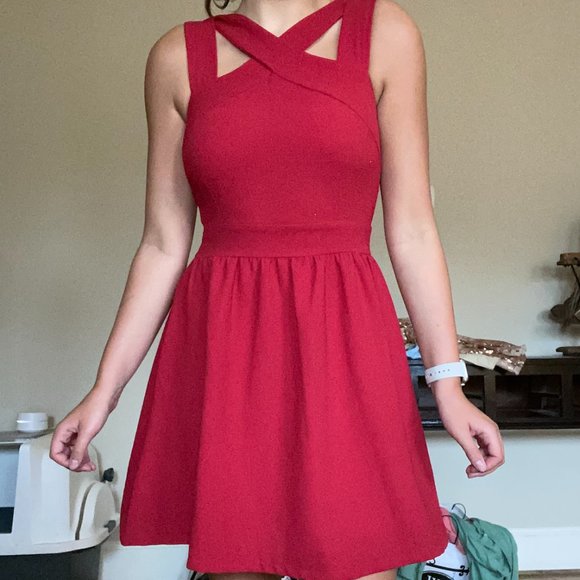 fab'rik Dresses & Skirts - Red Short Cocktail Dress